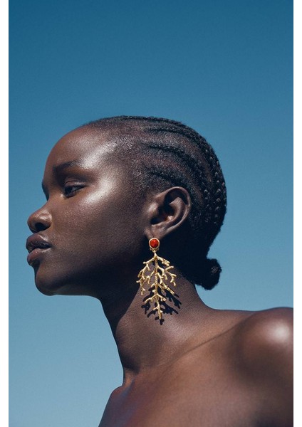 Mercan Tasarım Küpe