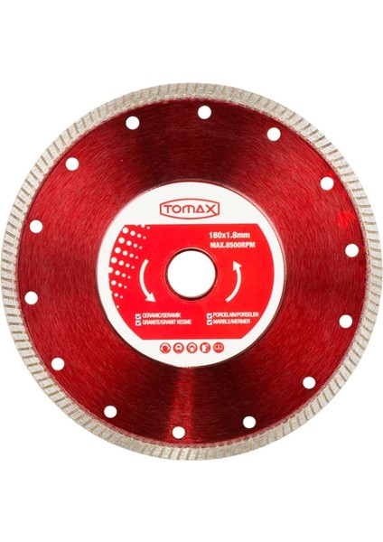 Seramik Fayans Kesici Disk - 180X1,8X22