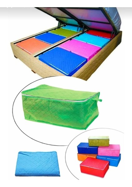 5 Adet Orta Boy Hurç Yorgan Saklama Çantası 100X52X52 Cm, Büyük Boy Baza Altı Yorgan Için modelleri
