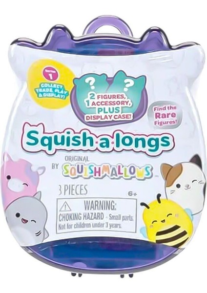 AL0048 Squish A Longs 2 Figür + Yüzük Sürpriz Paket Seri 1