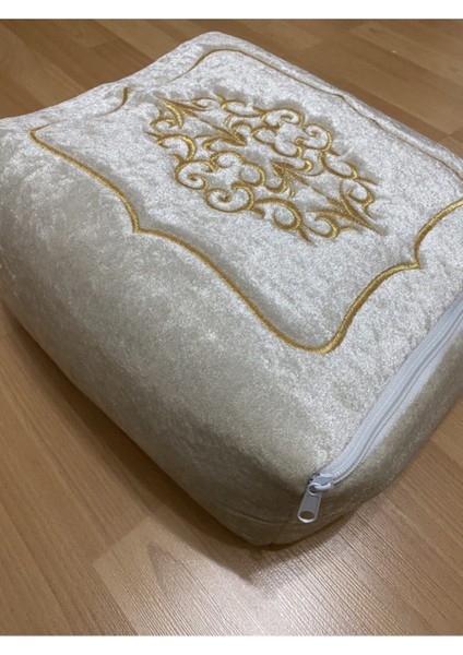 Kadife Işlemeli Cappuccino Bohça 40X40 Cm, Nişan ve Düğün Hediye Seti fiyatları