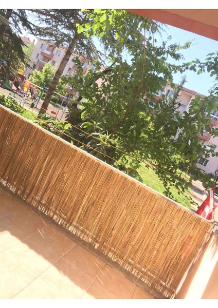 70cm x 3m Haki Kamış Hasır Balkon ve Bahçe Çiti, Dekoratif ve Şık Tasarım indirimleri