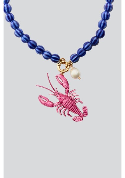 Yengeç Uçlu Boncuklu Kolye modelleri