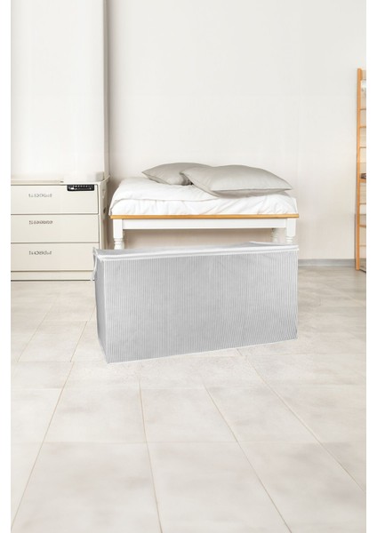 Yorgan Saklama Kutusu, Gri, 80X40X60 cm (5 Adet) indirimleri