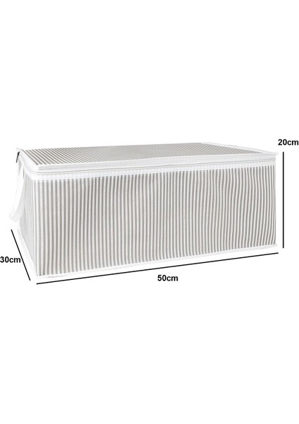Gri Renkli 8 Adet Kumaş Altı Düzenleyici Hurç, 30X50X20 cm modelleri