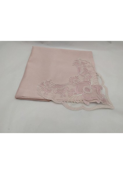 Pudra Güpürlü Nişan Çeyizlik Bohça ve Hurç Seti