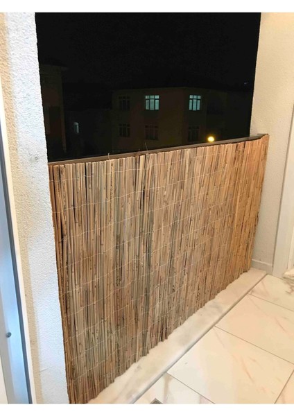 Doğal Kamış Hasır Balkon ve Bahçe Çiti, 90x6 m, Haki, Bambu Dekorasyon, Gölgelik fiyatları