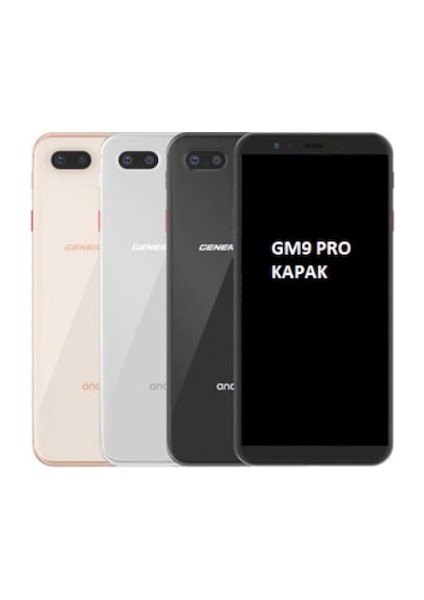 General Mobile Gm9 Pro Arka Pil Kapak Siyah