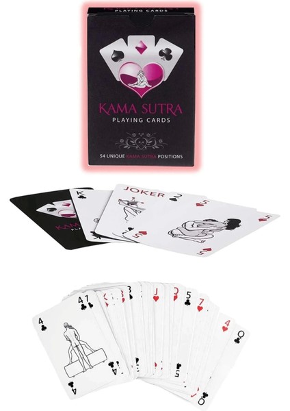 Miss Sexy Görselli Oyun Kartı Kama Sutra Siyah Kırmızı Kelepçe Set fiyatları