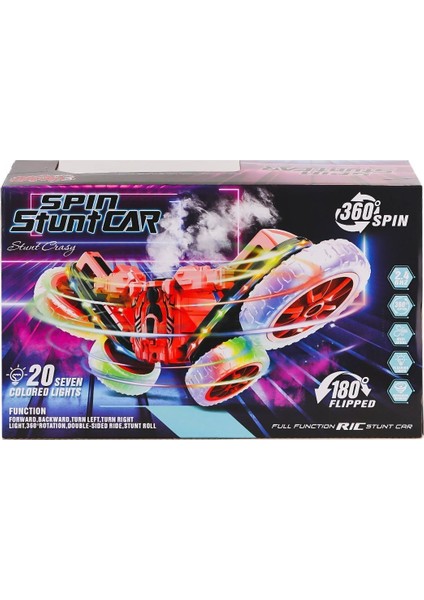 Hg-4-45 Kumandalı Işıklı Buharlı Stunt Spin Araba -Vardem Oyuncak modelleri