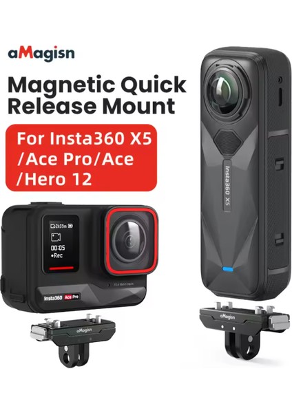 GOPRO12 Manyetik Quick Mount