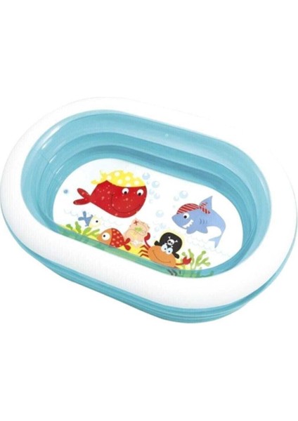 Şeffaf Oval Yüzme Havuzu 163X107X46 Cm, Rahat ve Eğlenceli Yaz Aktiviteleri fiyatları