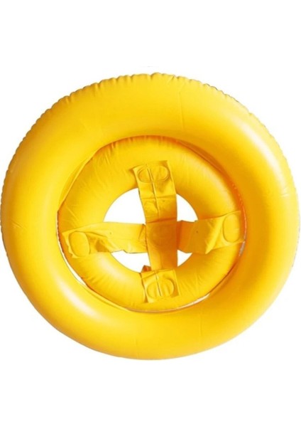 Sarı Oturaklı Çocuk Floatörü 70 Cm, Güvenli ve Renkli Havuz Simidi fiyatları