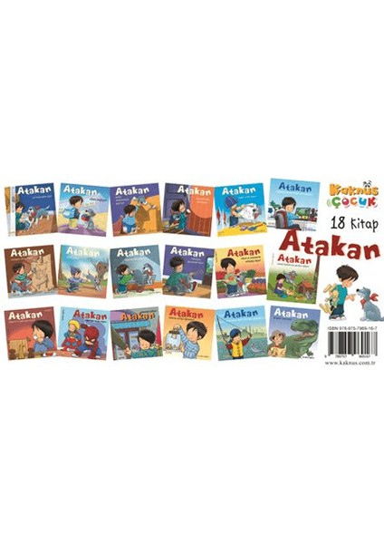 Atakan Serisi 18 Kitaplık Set