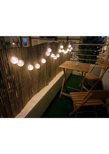 60 cm x 6 Metre Doğal Kamış Hasır Balkon Çiti