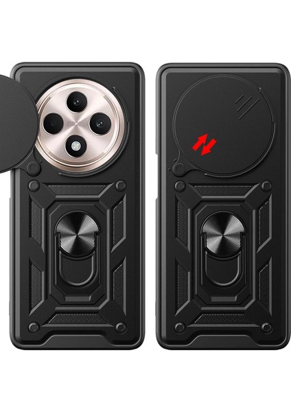 Xiaomi Redmi 14C Kılıf Pars Lens Yüzüklü Silikon - Kırmızı Drstr fiyatları
