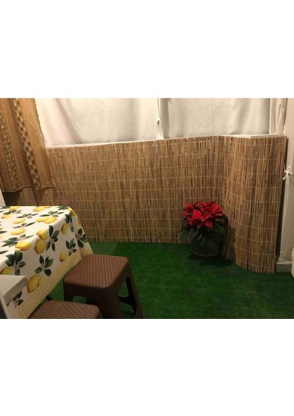 70 cm x 5 Metre Kamış Hasır Bahçe Çiti Balkon Çiti Gölgelik ve Dekorasyon