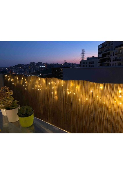 70 cm x 5 Metre Kamış Hasır Bahçe Çiti Balkon Çiti Gölgelik ve Dekorasyon