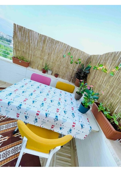 70 cm x 5 Metre Kamış Hasır Bahçe Çiti Balkon Çiti Gölgelik ve Dekorasyon