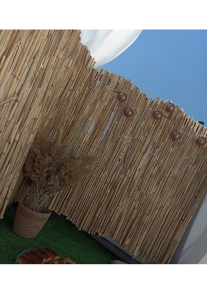 Doğal Kamış Hasır Balkon Çiti 70x600 cm, Şık ve Dayanıklı Balkon Dekoru