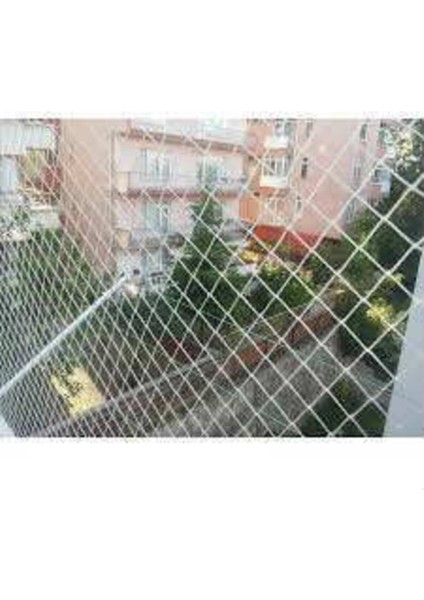 Turkuaz Balkon Filesi 2,50x6 m, Naylon Koruma Ağı, Güvercin ve Kuşlar için uygun