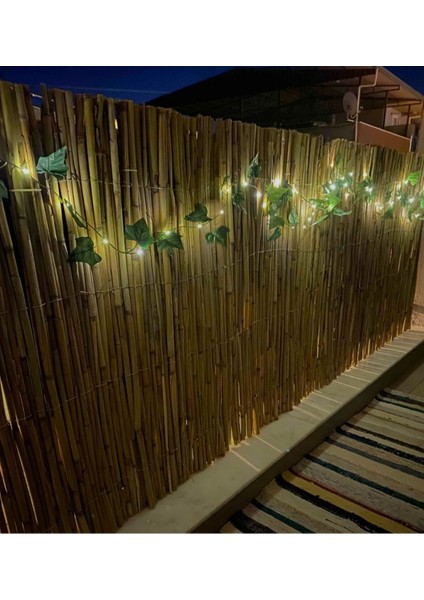 Sarı Kamış Hasır Balkon Çiti, 70x7m, dayanıklı ve şık balkon koruma ürünü