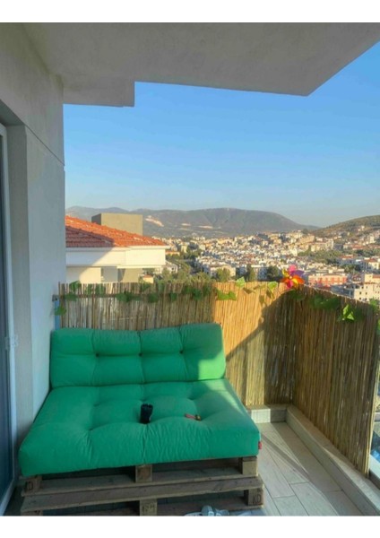 70x2,50 m Sarı Hasır Balkon Çiti, dayanıklı ve şık tasarım