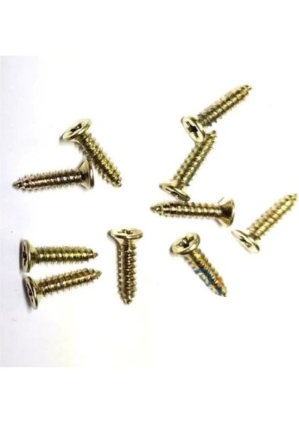 Klips, Menteşe, Ayak, Ağaç, Sunta Vidası 2,2x9,5mm - Sarı 1000 Adet