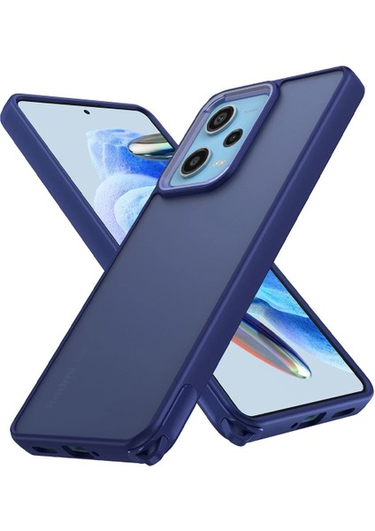 Xiaomi Redmi Note 12 Pro 5g Kılıf Elegant Kapak - Lacivert Drstr