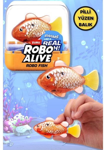 Yüzen Renk Değiştiren Balık, 6.8 Cm, 1 Adet, Su Altında Eğlence Sağlayan Ürün