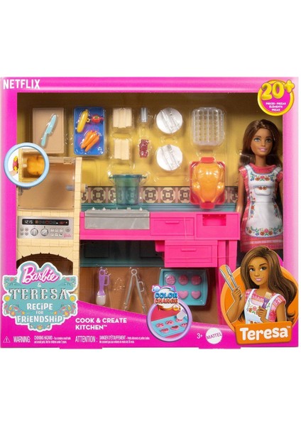 JCT06 Teresa ve Mutfağı Oyun Seti - Barbie And Teresa Recipe For Friendship