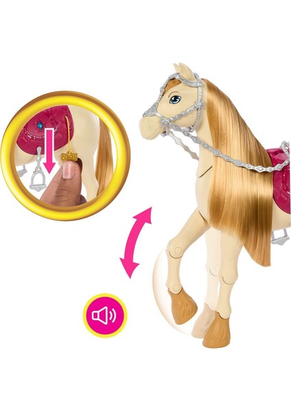 HXJ42 Barbie ve Dansçı Atı - Barbie Mysteries: The Great Horse Chase