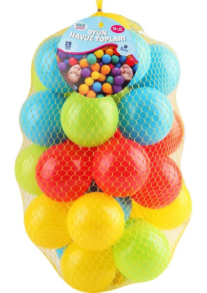 ER-6028 Havuz Topu 6 cm 28Lİ Filede
