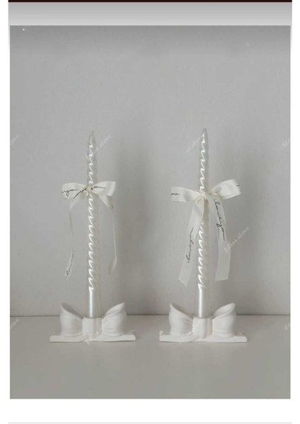 El Yapımı 2'li Fiyonk Şamdan, Şık ve Zarif Nikah ve Söz Töreni Dekoru