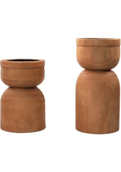 Şamdan, Beyaz ve Ahşap Detaylar, Modern ve Şık Tasarım fiyatları