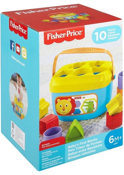 FFC84 Fisher-Price® Renkli Bloklar / Sıralama ve Şekil Ayırma Oyuncakları