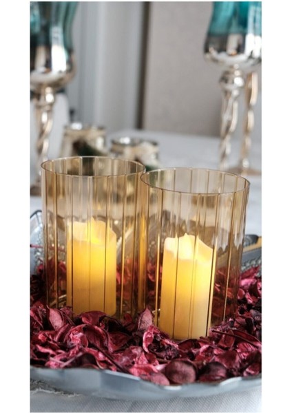 2'li Akrilik Mumluk Seti, Çok Amaçlı ve Avize Uyumlu, Şık Tasarım