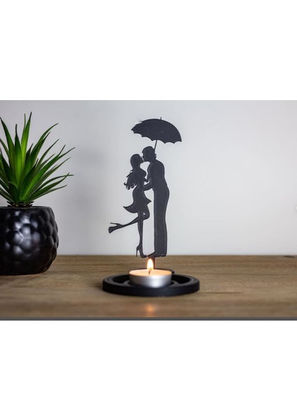 Siyah Şamdan, Romantik Çift Dekoru, Çin Tarzı, Şık ve Şık Aydınlatma Aksesuarı fiyatları