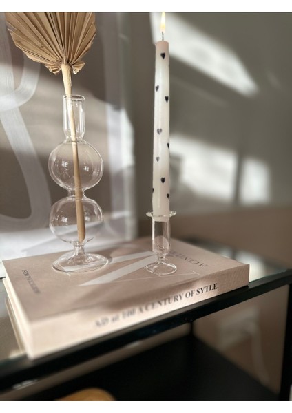 Şeffaf Mini Cam Mumluk, Şamdan ve Mumluk Için Şık ve Zarif Tasarım. fiyatları