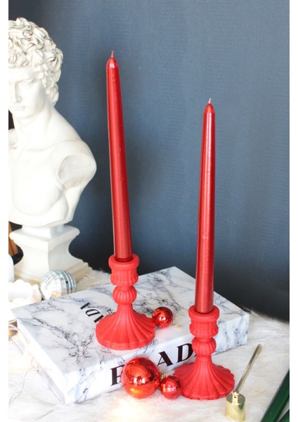 Mor Beton Şamdan Mumluk Seti, Şık ve Modern Dekoratif Aksesuarlar. modelleri