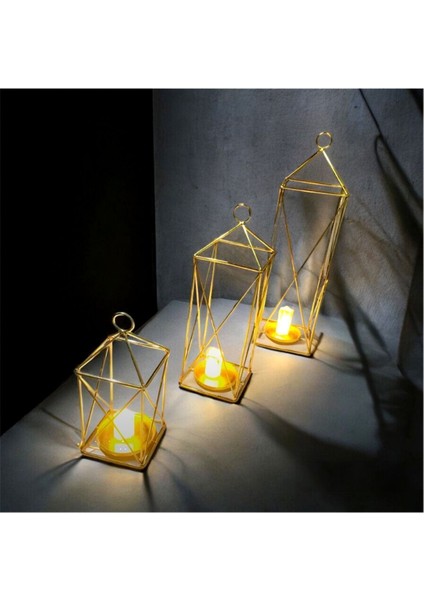 Üçlü Altın Dekoratif Kafes Mumluk Takımı, Şık ve Şampiyona Dokusuyla Evinize Zarafet fiyatları