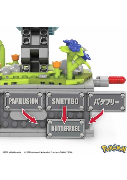 HKT22 Mega™ Pokémon™ Motion Butterfree 582 Parça +12 Yaş