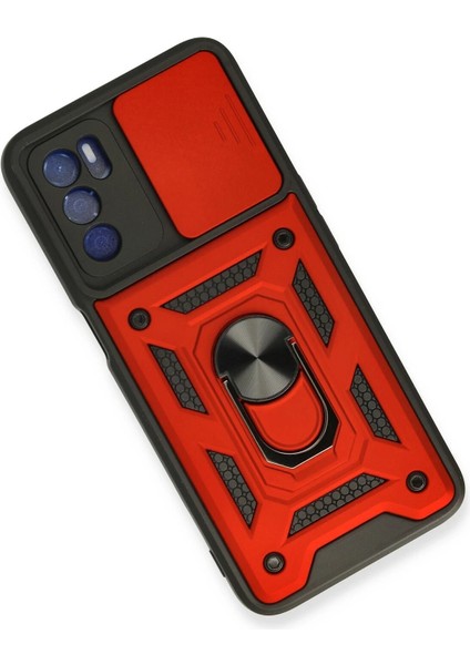 A16 Kılıf Pars Lens Yüzüklü Silikon - Kırmızı Drstr fiyatları