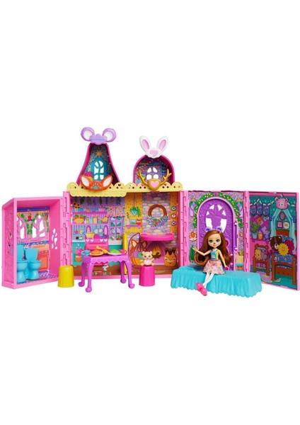 HXL53 Enchantimals Ana Karakter Bebekler Evi
