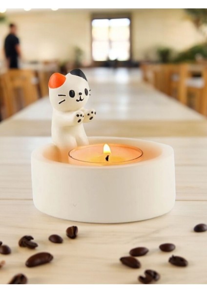 Sevimli Kedi Mumluk, Sıcaklık ve Şıklık Katar, Evinizin Atmosferini Güzelleştirir indirimleri