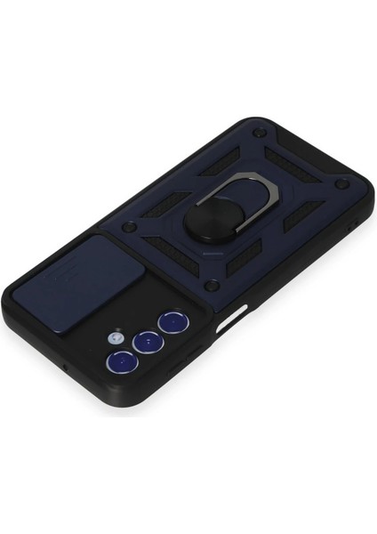 Samsung Galaxy M34 5g Kılıf Pars Lens Yüzüklü Silikon - Lacivert Drstr fırsatları