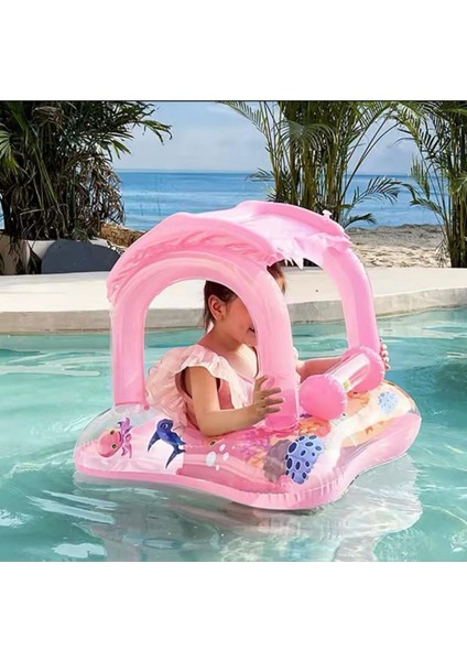 Pembe Bebek Deniz Simiti ve Şişme Havuz Seti, Eğlenceli Deniz Oyuncakları