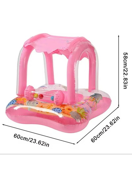 Pembe Bebek Deniz Simiti ve Şişme Havuz Seti, Eğlenceli Deniz Oyuncakları