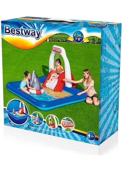 Köpekbalıklı Kaydıraklı Çocuk Havuzu, Eğlenceli ve Güvenli Yaz Aktiviteleri fiyatları