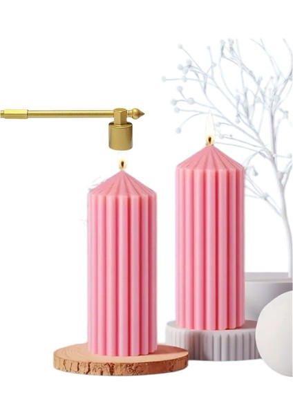 Şık Gold Yuvarlak Mum Söndürücü ile Dekorasyonunuza Zarafet Katın modelleri